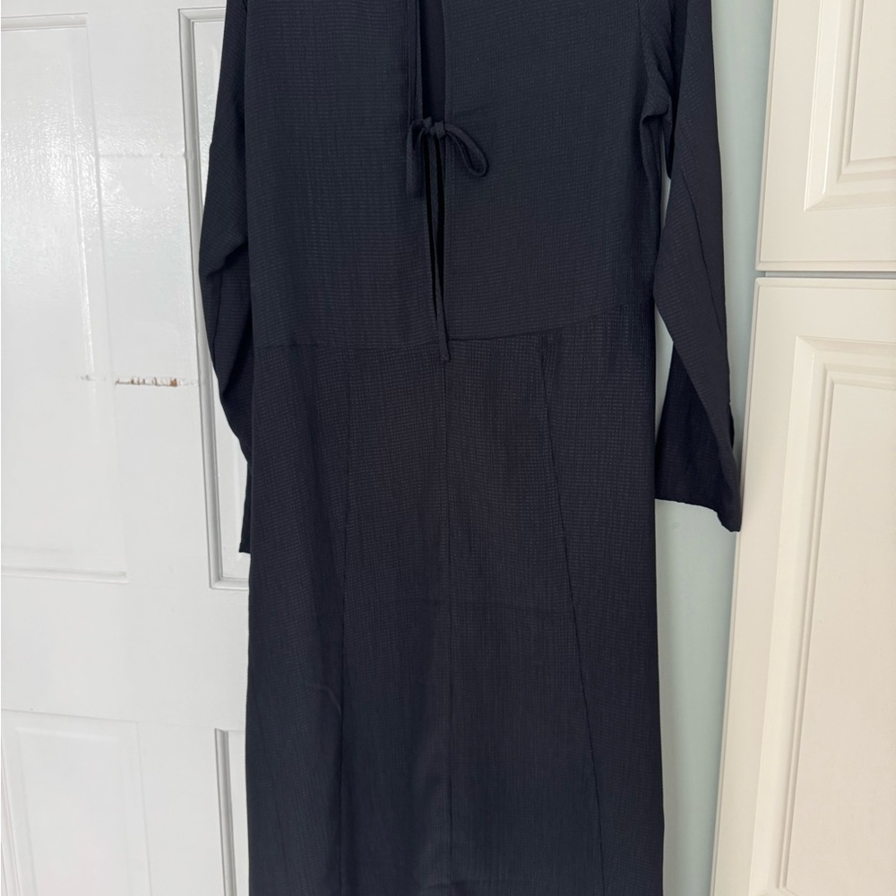 Elegant Black Long Sleeve Dress